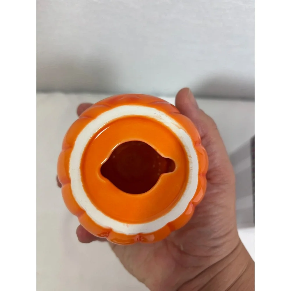 Scentsy Cut It Out Mini Warmer Orange Pumpkin Halloween Jack-O-Lantern Plug-In